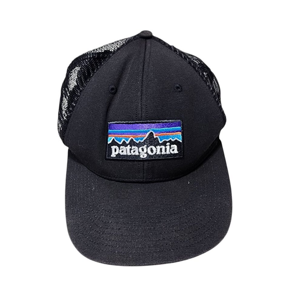 Patagonia‎ Black Trucker Hat With Recycled Fishing Nets & Adjustable Snapback